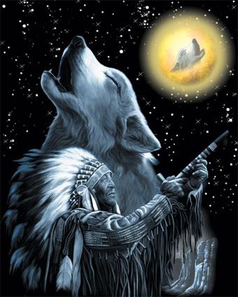 le loup et un animal sakrai